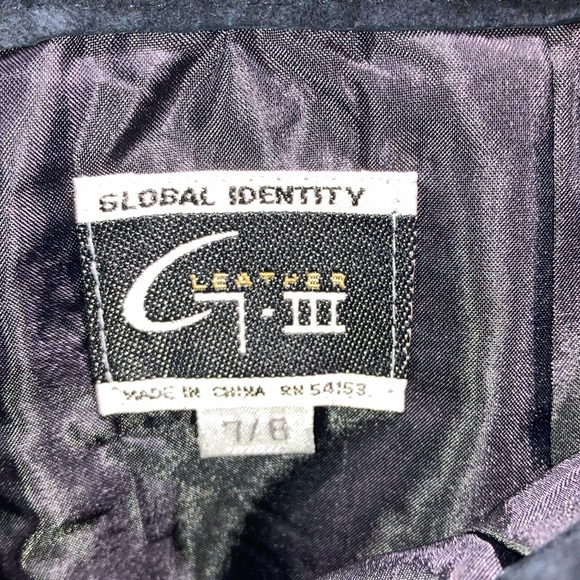 Women’s Vintage Global Identity leather (suede) black miniskirt.  GIII series. - Picture 3 of 5